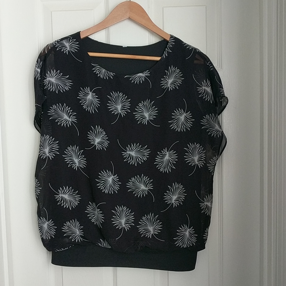 Amazon blouse with dandelions